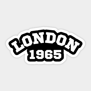 London Typography 1965 Sticker